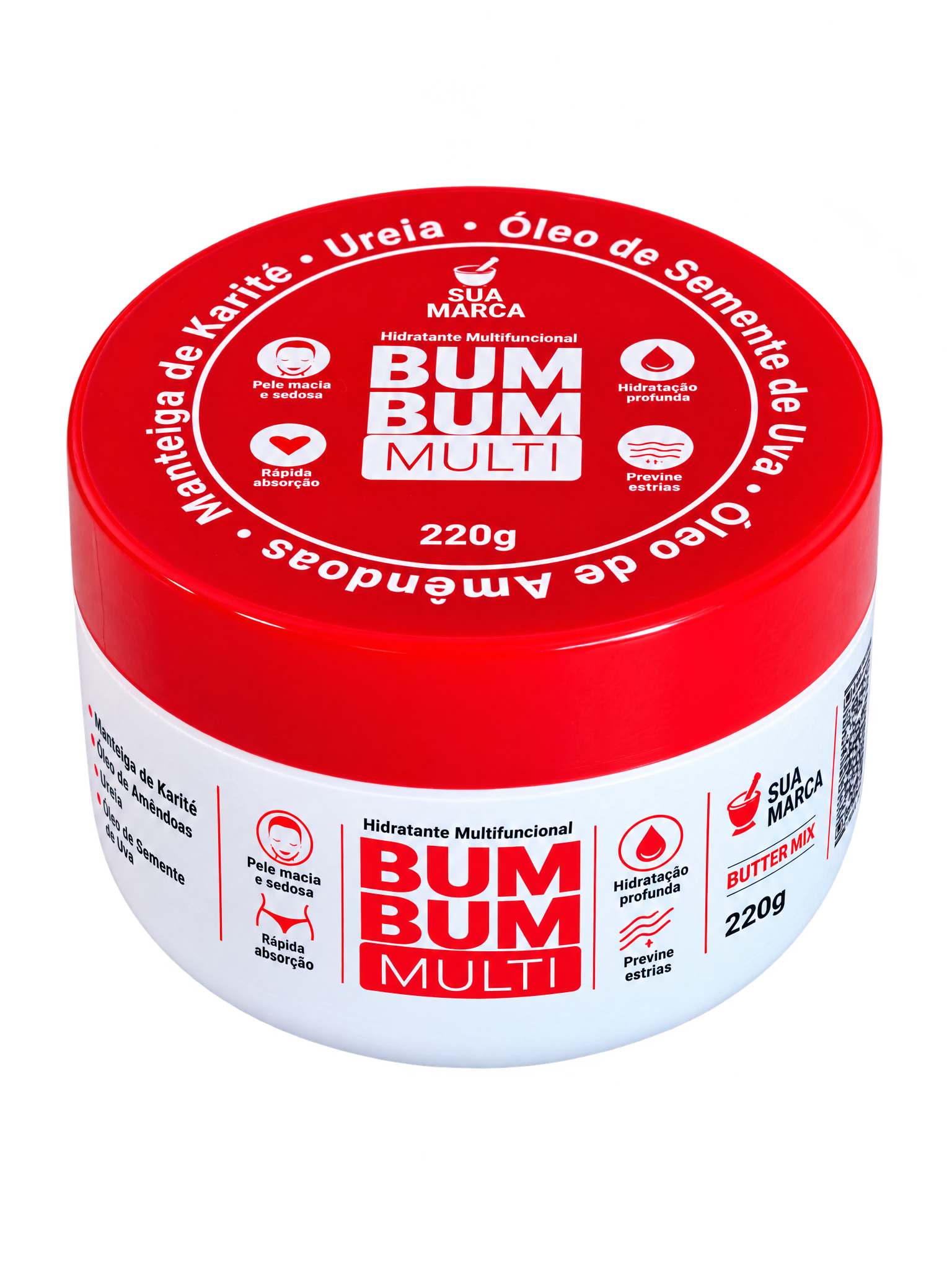 Bum Bum Multi 220g — Hidratante Multifuncional